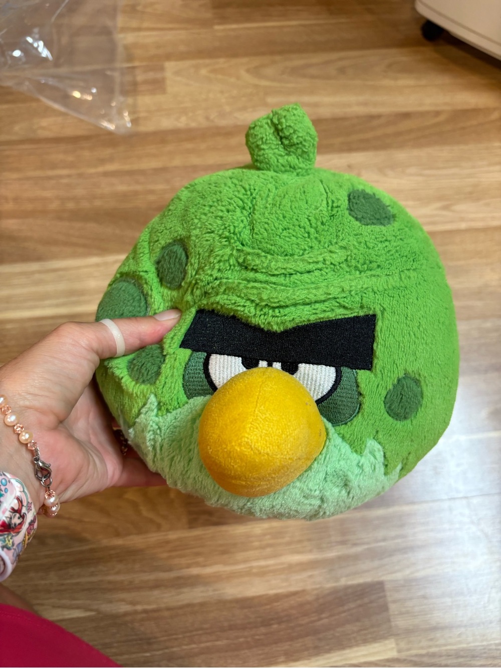 Angry Birds Space Green Monster Terence Plush Commonwealth No Sound